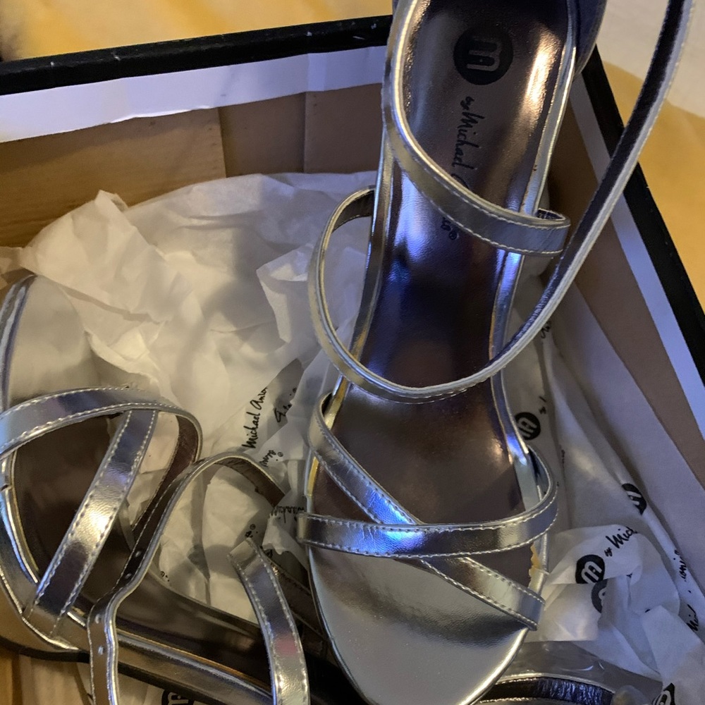 Michael Antonio silver heels